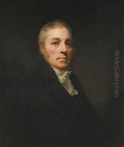 Portrait Of Maurice Carmichael Of Eastend, Lanarkshire Oil Painting by Sir Henry Raeburn