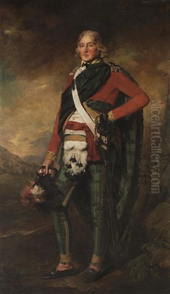 A Portrait Of Sir John Sinclair, 1st Baronet Of Ulbster Oil Painting by Sir Henry Raeburn