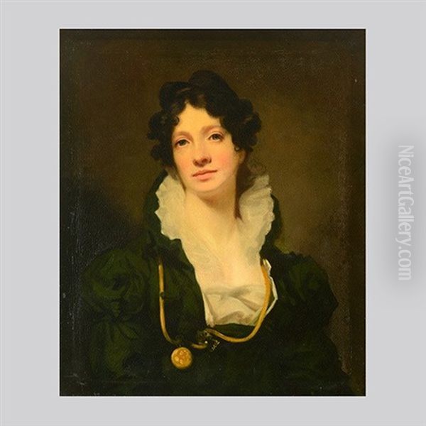 Portrait Of Mrs. James Smith Of Jordanhill Oil Painting by Sir Henry Raeburn