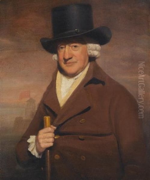 Portrait Of A Merchant Of The East India Company Oil Painting by Sir Henry Raeburn