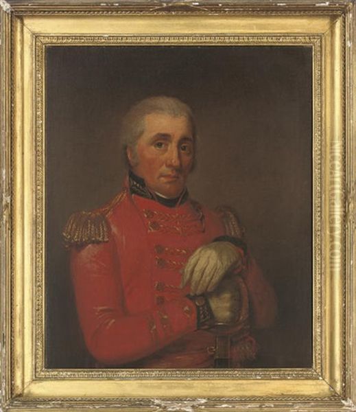 Portrait Of General William Wemyss In Military Uniform Oil Painting by Sir Henry Raeburn