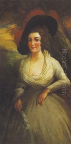 Portrait Of Lady Vivian Alexander, 1797 Oil Painting by Sir Henry Raeburn