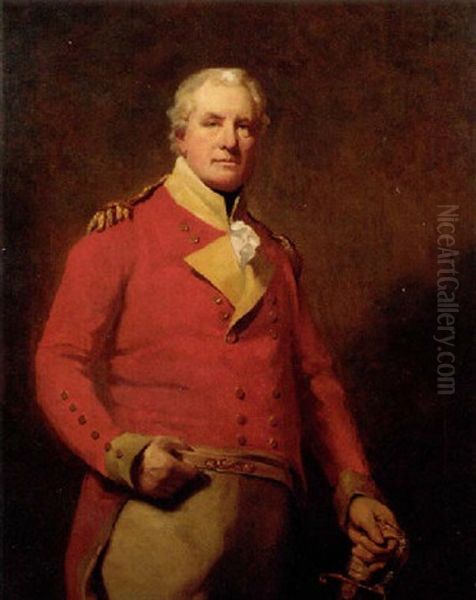 Portrait Of Lieutenant-general Alexander Mackenzie Fraser Of Inverallochy, M.p. In Uniform Oil Painting by Sir Henry Raeburn