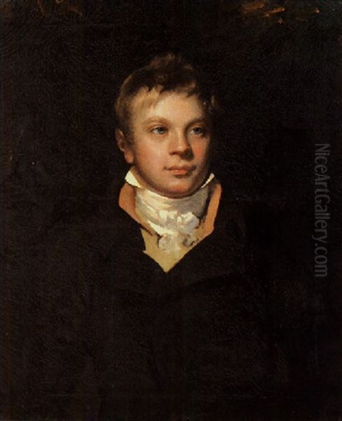 Portrait Of A Young Man (sir Walter Scott?) Oil Painting by Sir Henry Raeburn