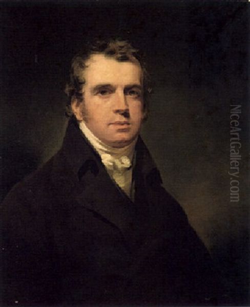 Portrait Of Francis Horner, Wearing A Dark Grey Coat And Stock Oil Painting by Sir Henry Raeburn