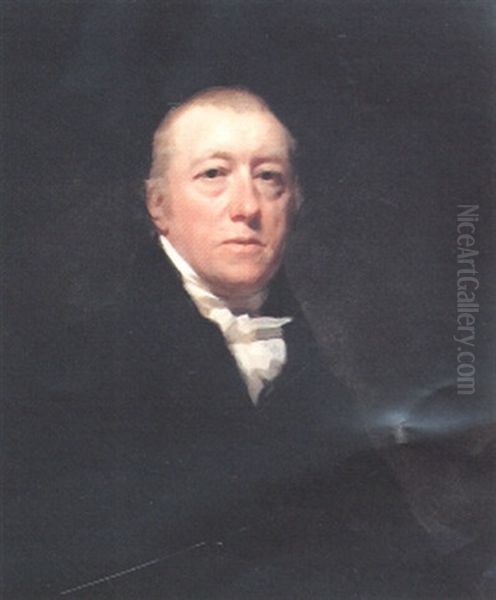 Portrait Of Rev. Dr. Robert Douglas Of Galashiels Oil Painting by Sir Henry Raeburn