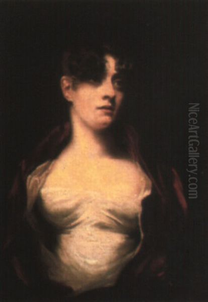 Portrait Of Mrs. Scott Moncrieff Oil Painting by Sir Henry Raeburn