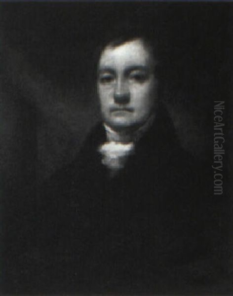 Portrait Of A Gentleman, Bust Length (sir William Forbes?) Oil Painting by Sir Henry Raeburn