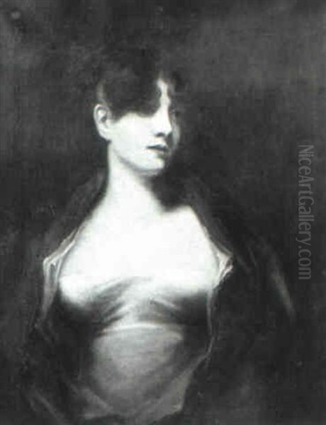 Portrait Of Mrs Scott Moncreie Oil Painting by Sir Henry Raeburn