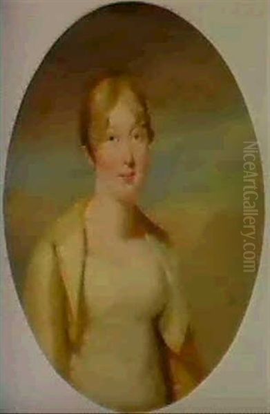 Portrait Of Mrs. Johnstone Of Baldovie Oil Painting by Sir Henry Raeburn