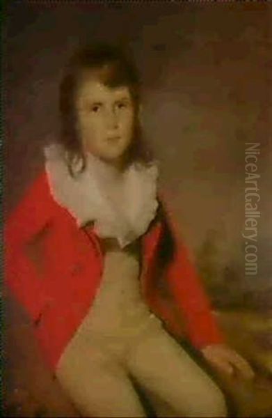 Portrait Of Master Lewis Farley Clogstoun Johnston Oil Painting by Sir Henry Raeburn