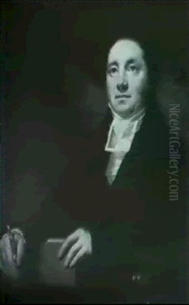 Portrait Of Reverend Archibald Livingston Oil Painting by Sir Henry Raeburn