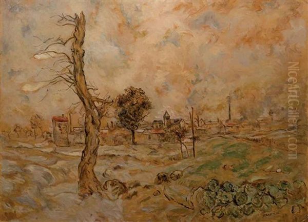 La Plaine Saint-denis Oil Painting by Jean Francois Raffaelli