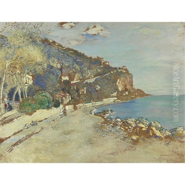 Beaulieu-sur-mer Oil Painting by Jean Francois Raffaelli