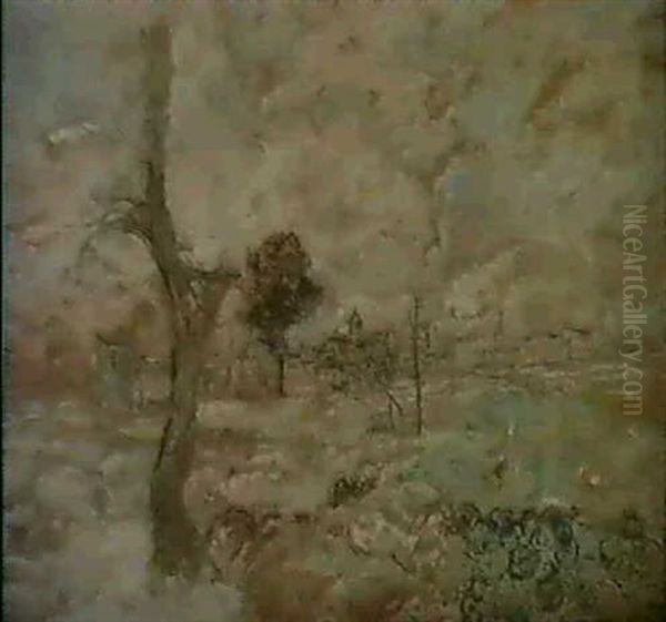 La Plaine Saint Denis Oil Painting by Jean Francois Raffaelli