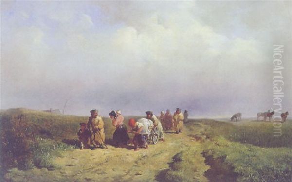 Am Heimweg Von Der Arbeit by Ignaz Raffalt