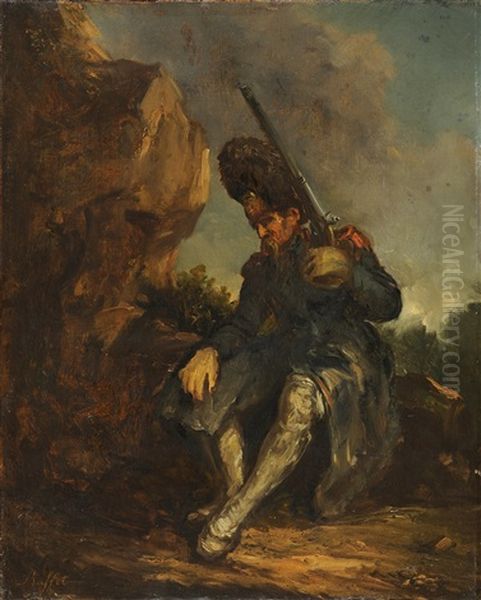 Soldat De La Grande Armee by Auguste Raffet