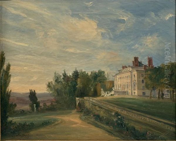 Vue De Chateau Oil Painting by Etienne Raffort