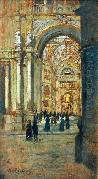 Galleria Umberto I Oil Painting by Raffaele Ragione