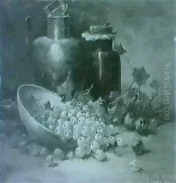 Nature Morte Aux Fruits Oil Painting by Jules Felix Ragot