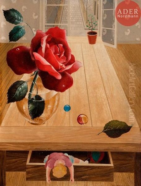 Nature Morte Oil Painting by Ratislaw Rakoff