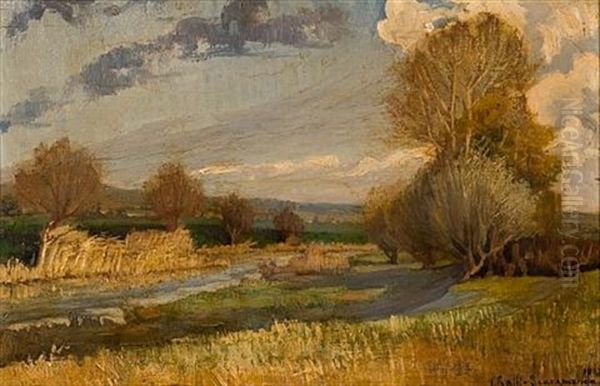 Paysage D'autumn Oil Painting by Theodore Jacques Ralli