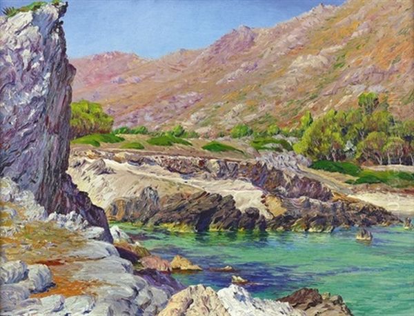 Cala De S. Vicente Oil Painting by Manuel Ramirez Ibanez