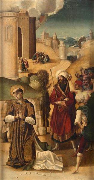 Lapidacion De San Esteban Oil Painting by Juan. Ramirez