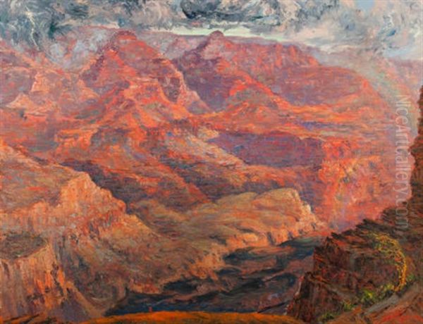 Grand Canyon Oil Painting by John Henry Ramm