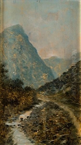 Paisaje Montanoso Oil Painting by Manuel Ramos Artal