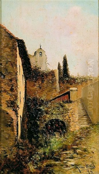 Rincon Rural Oil Painting by Manuel Ramos Artal