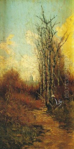 Bosque En Invierno Oil Painting by Manuel Ramos Artal