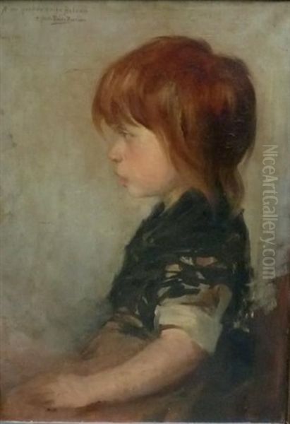 Jeune Fille Vue De Profil Oil Painting by Alfredo Ramos Martinez