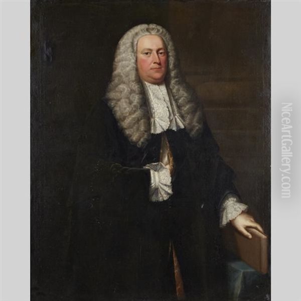 Portrait Of The Right Honourable Warden Flood Of Flood Hall (1694-1764), Lord Chief Justice Of Ireland, As An Older Man In His Robes, After 1760 Oil Painting by Allan Ramsay