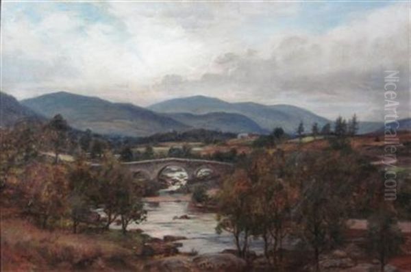 Dalbrae Bridge, Glenesk by Allan Ramsay