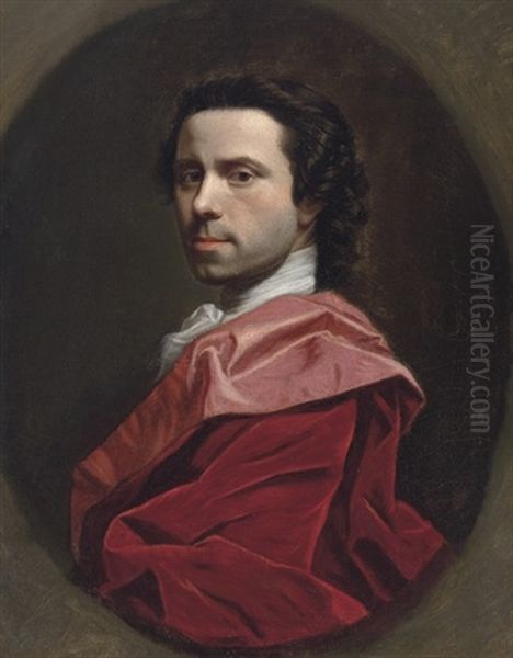 Self-portrait Oil Painting by Allan Ramsay