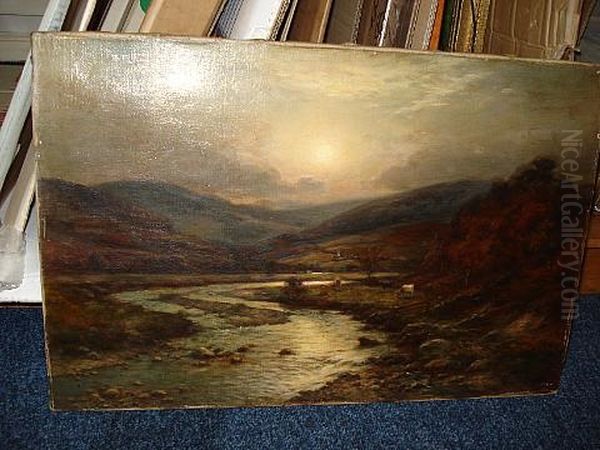 On The North Esk Oil Painting by Allan Ramsay