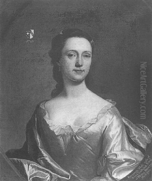 Portrait Of Susannah Holt Chadwick Oil Painting by Allan Ramsay