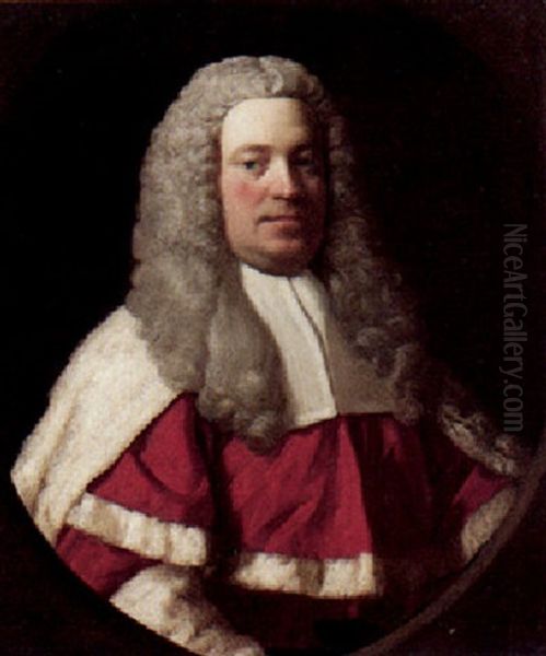 Portrait Of Judge Baron Maule Of Inverkeilor Oil Painting by Allan Ramsay