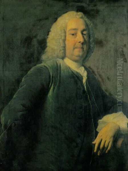 Portrait Of Joseph Gulston Oil Painting by Allan Ramsay