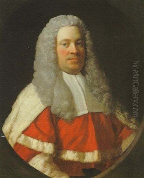 Portrait Of A Judge (baron Maule Of Inverkeilor?) by Allan Ramsay