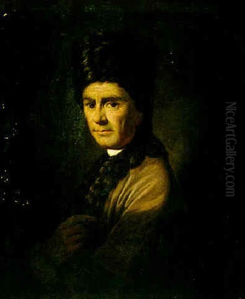 Portrait Of Jean Jacques Rousseau Oil Painting by Allan Ramsay