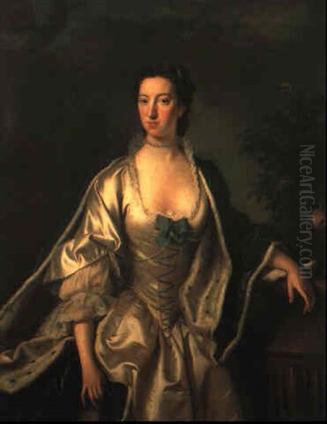 Portrait Of Caroline Best Oil Painting by Allan Ramsay