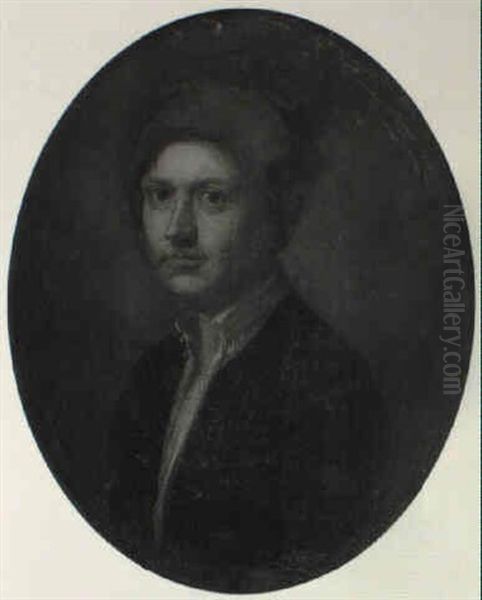 Self Portrait Oil Painting by Allan Ramsay