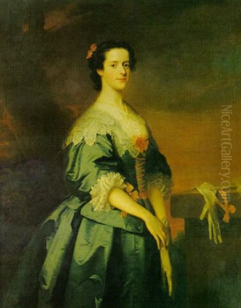 Portrait Of Miss Hale by Allan Ramsay