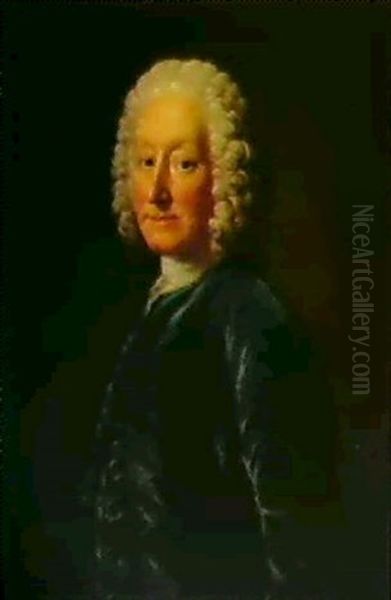 Portrait Of James Douglas (1674-1757) Oil Painting by Allan Ramsay