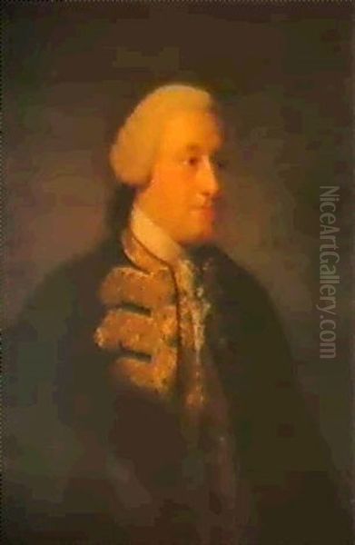 Portrait Of The Hon. Edward Boscawen (1711-1761) Oil Painting by Allan Ramsay