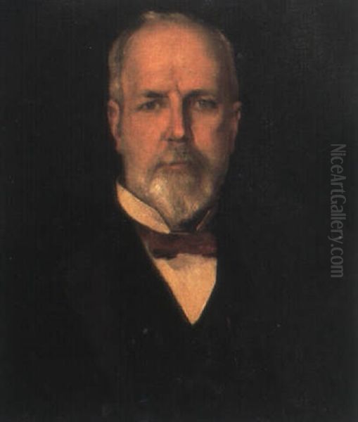 Portrait Of Michael Willis Fergusson Oil Painting by Hugh Ramsay