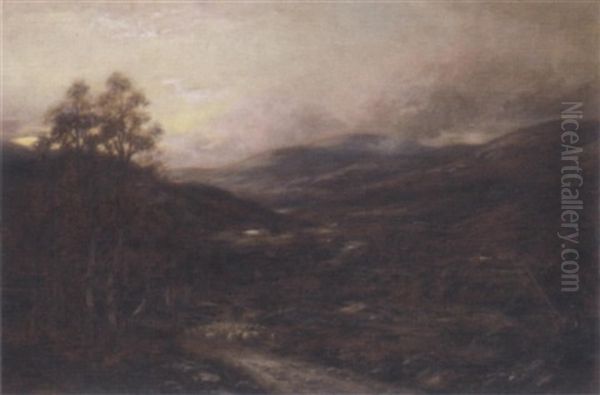 Mount Battock, Glenesk Oil Painting by Allan Ramsay