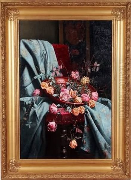 Roses Oil Painting by Milne Ramsey